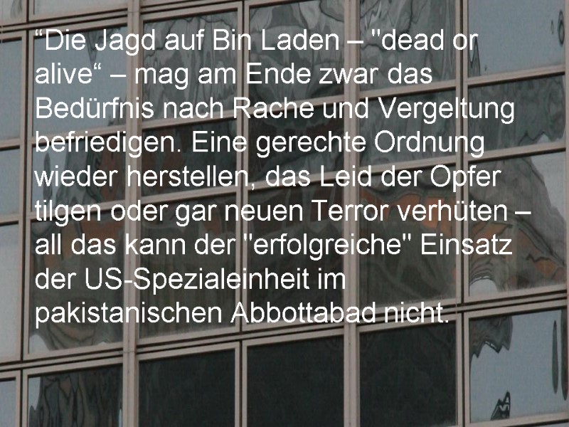 “Die Jagd auf Bin Laden – 